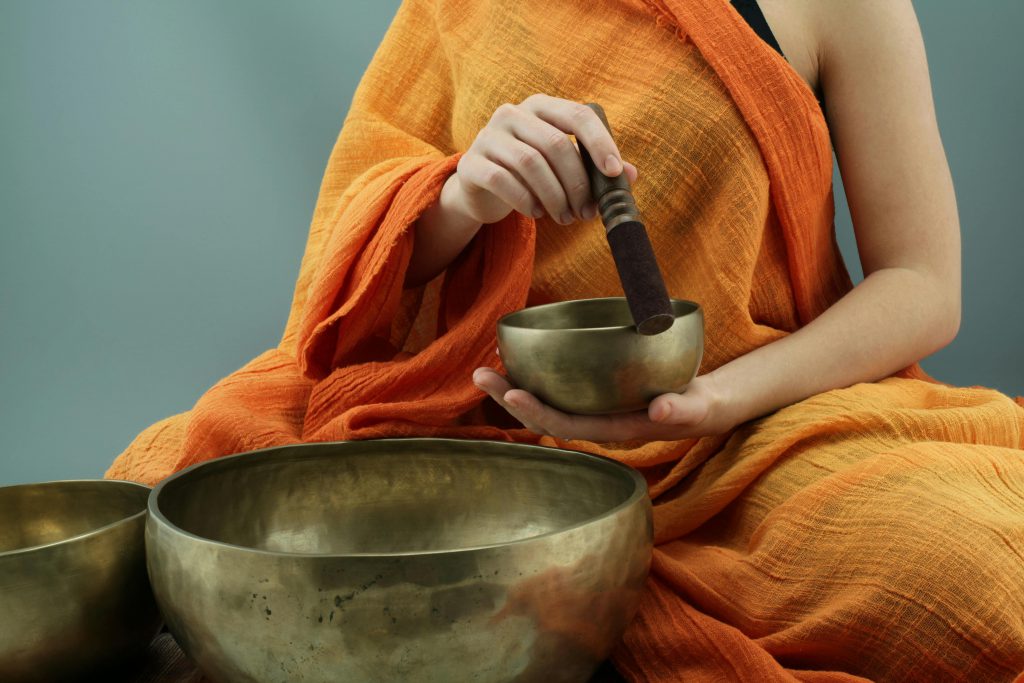Singing bowl Vibrational Massage